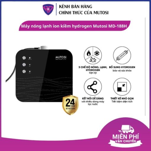 Máy Nóng Lạnh Ion Kiềm Hydrogen Mutosi MD-188H