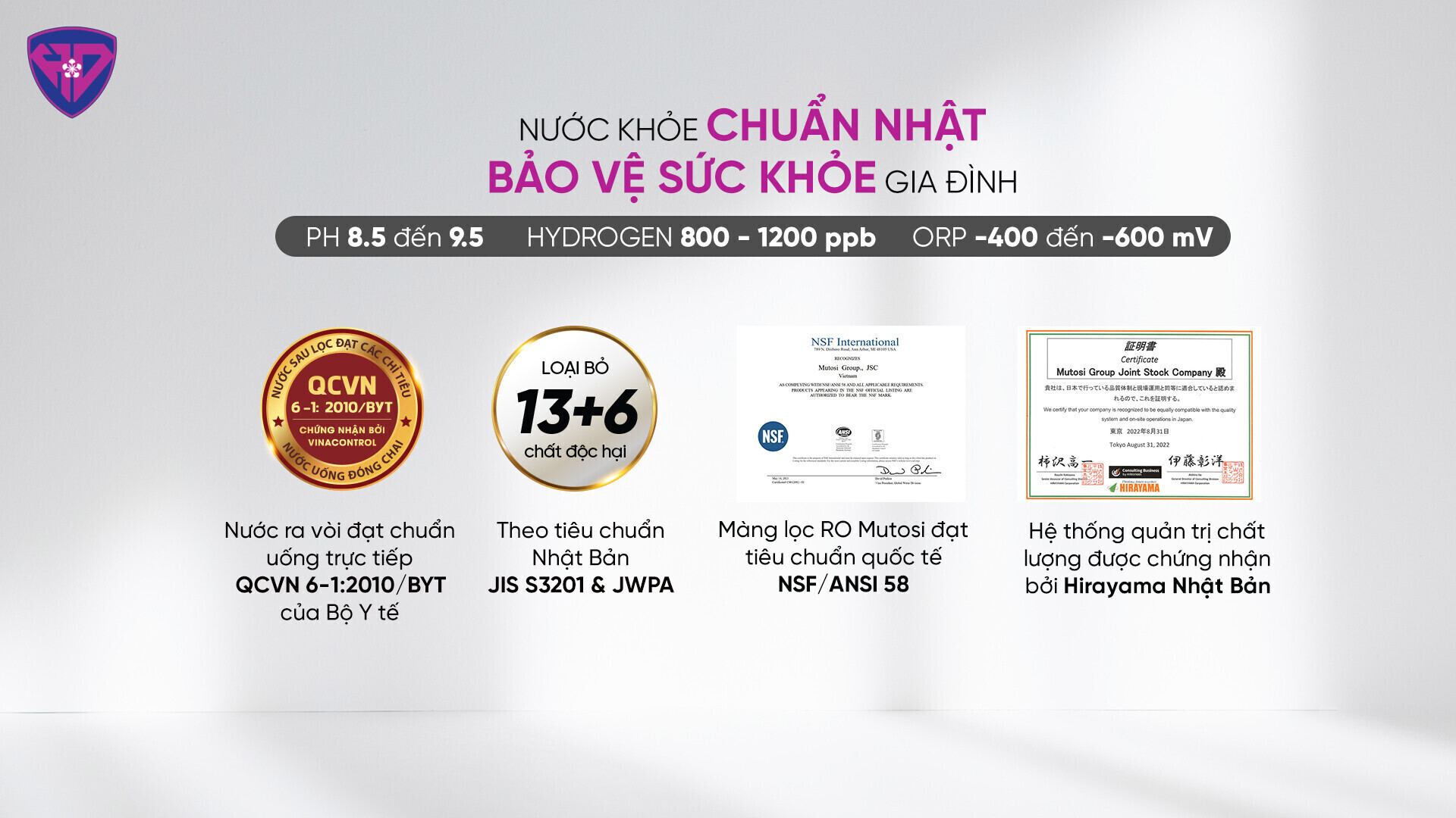 Sản phẩm nước khỏe chuẩn Nhật bảo vệ sức khỏe của bạn